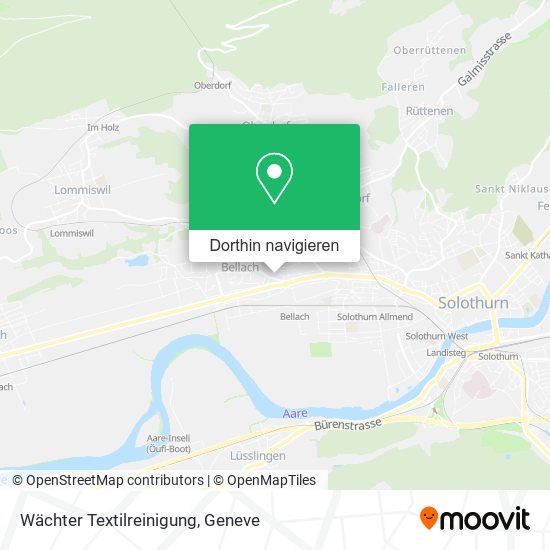 Wächter Textilreinigung Karte