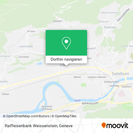 Raiffeisenbank Weissenstein Karte