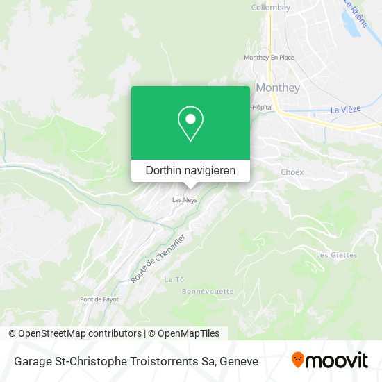Garage St-Christophe Troistorrents Sa Karte