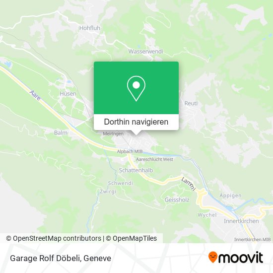 Garage Rolf Döbeli Karte