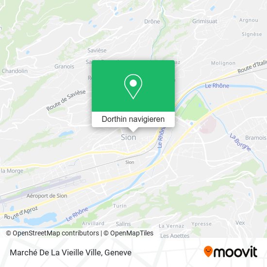 Marché De La Vieille Ville Karte