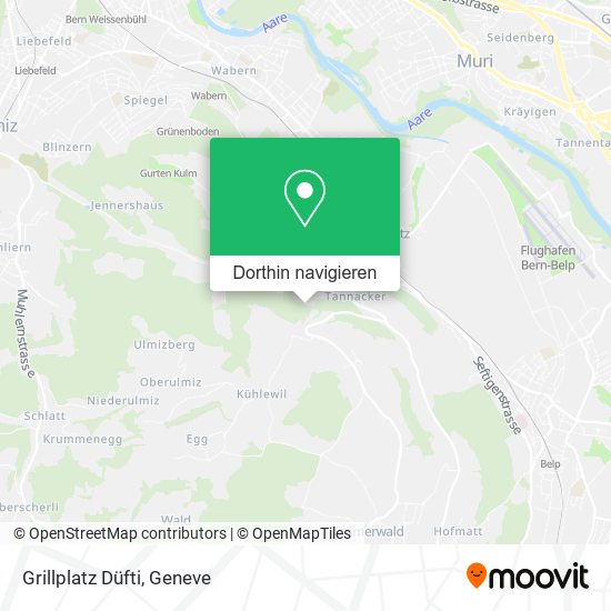 Grillplatz Düfti Karte