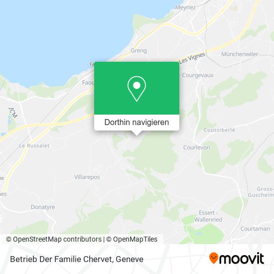 Betrieb Der Familie Chervet Karte