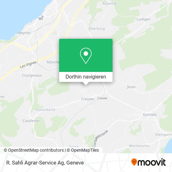 R. Sahli Agrar-Service Ag Karte