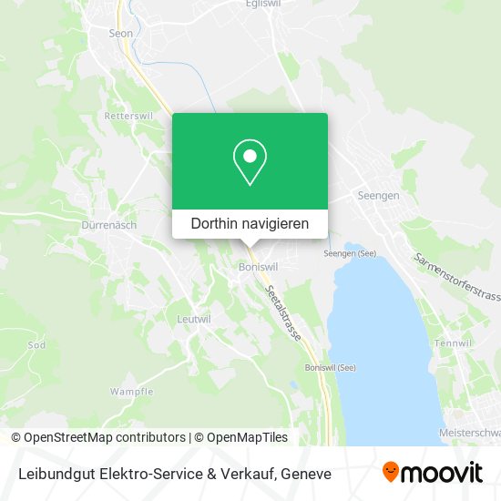 Leibundgut Elektro-Service & Verkauf Karte
