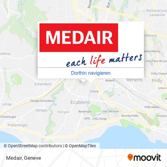 Medair Karte