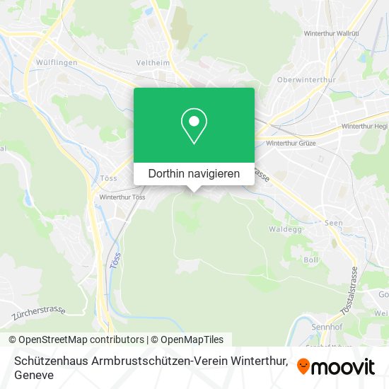 Schützenhaus Armbrustschützen-Verein Winterthur Karte