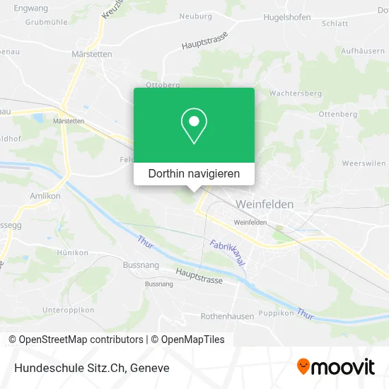 Hundeschule Sitz.Ch Karte