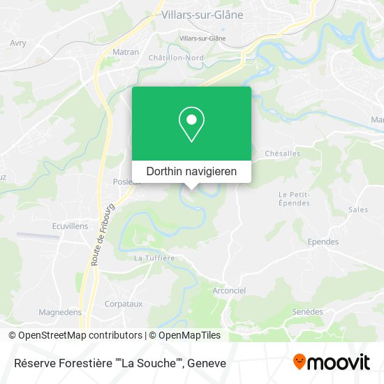 Réserve Forestière ""La Souche"" Karte