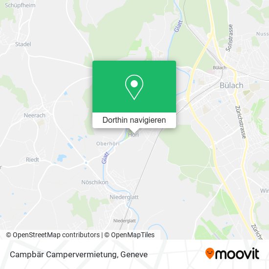 Campbär Campervermietung Karte