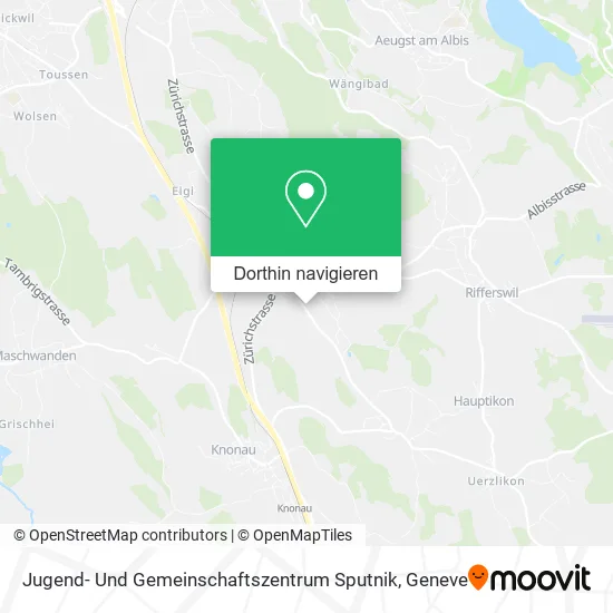 Jugend- Und Gemeinschaftszentrum Sputnik Karte