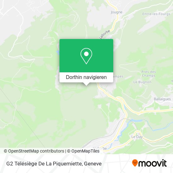 G2 Télésiège De La Piquemiette Karte