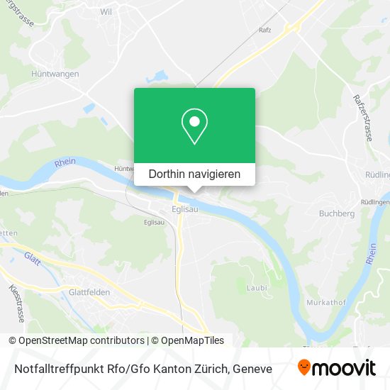 Notfalltreffpunkt Rfo / Gfo Kanton Zürich Karte