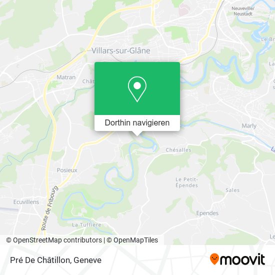 Pré De Châtillon Karte