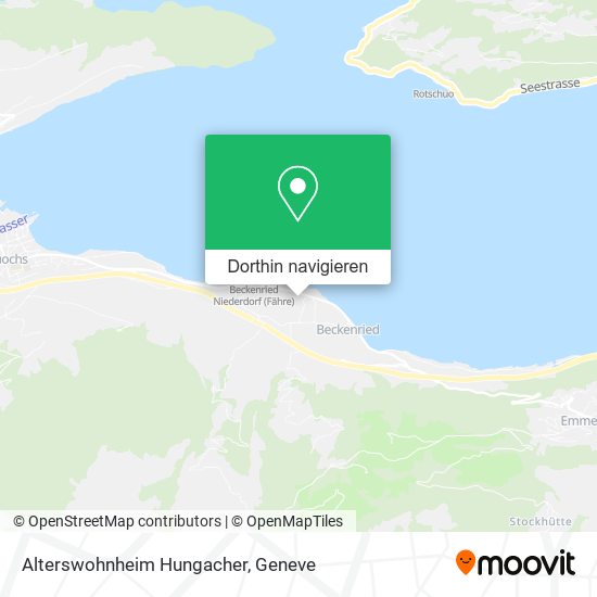 Alterswohnheim Hungacher Karte