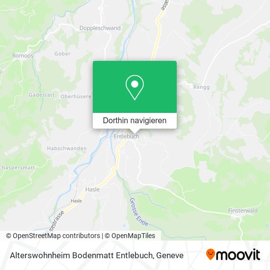 Alterswohnheim Bodenmatt Entlebuch Karte