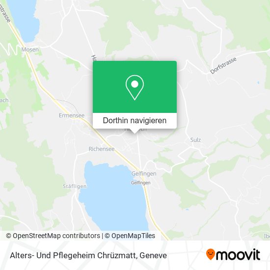 Alters- Und Pflegeheim Chrüzmatt Karte