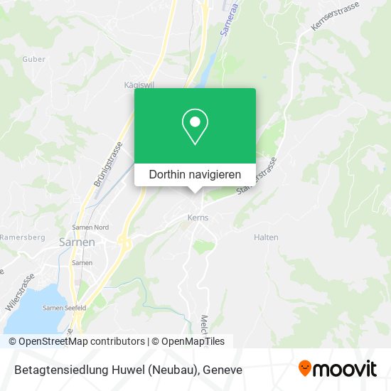 Betagtensiedlung Huwel (Neubau) Karte