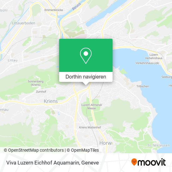 Viva Luzern Eichhof Aquamarin Karte