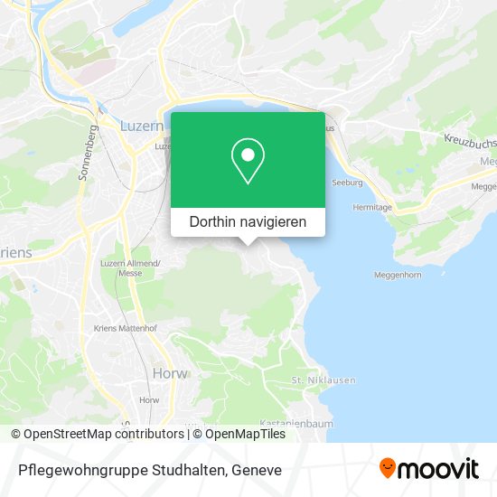 Pflegewohngruppe Studhalten Karte
