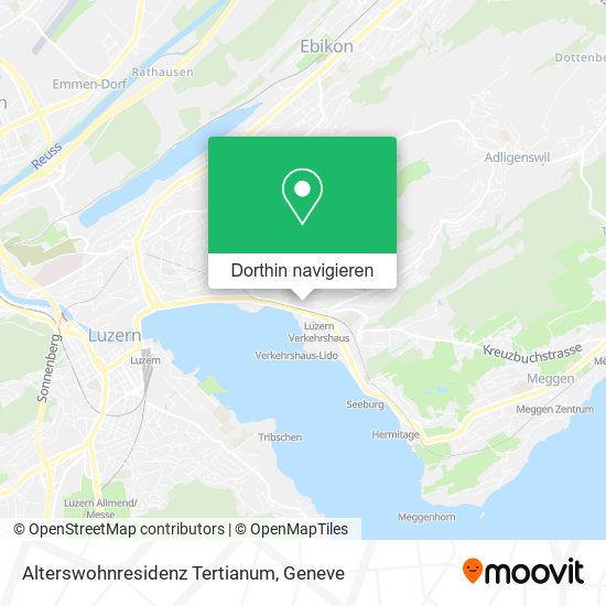 Alterswohnresidenz Tertianum Karte