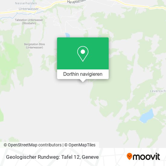 Geologischer Rundweg: Tafel 12 Karte