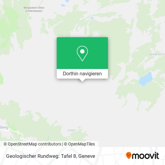 Geologischer Rundweg: Tafel 8 Karte