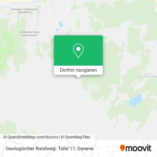 Geologischer Rundweg: Tafel 11 Karte