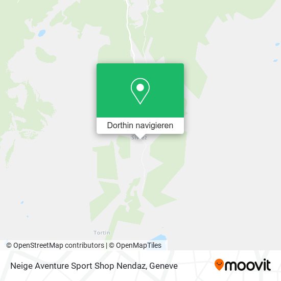 Neige Aventure Sport Shop Nendaz Karte