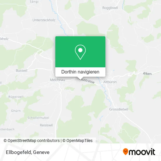 Ellbogefeld Karte