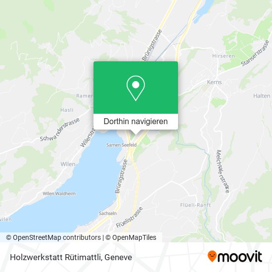 Holzwerkstatt Rütimattli Karte