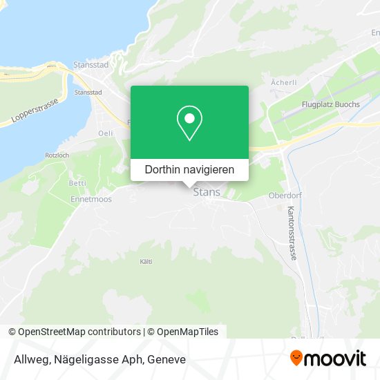 Allweg, Nägeligasse Aph Karte