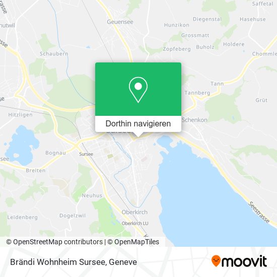 Brändi Wohnheim Sursee Karte