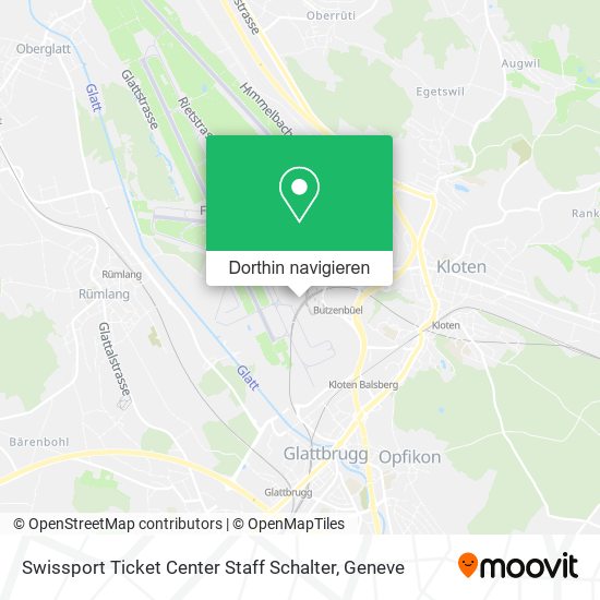 Swissport Ticket Center Staff Schalter Karte