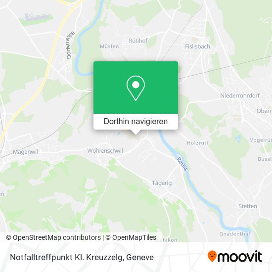 Notfalltreffpunkt Kl. Kreuzzelg Karte
