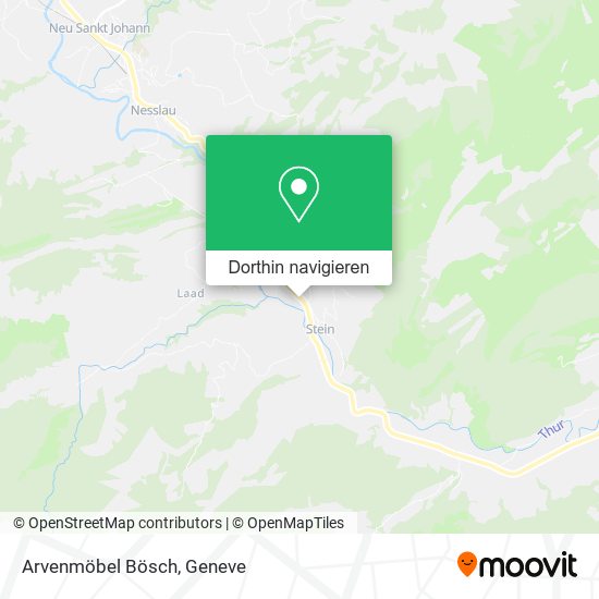 Arvenmöbel Bösch Karte