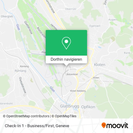 Check-In 1 - Business/First Karte