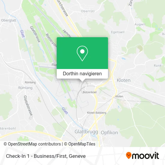 Check-In 1 - Business/First Karte