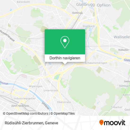 Rüdisühli-Zierbrunnen Karte