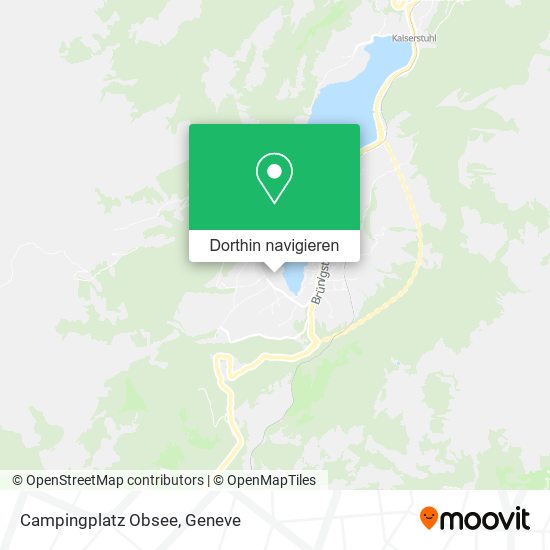 Campingplatz Obsee Karte