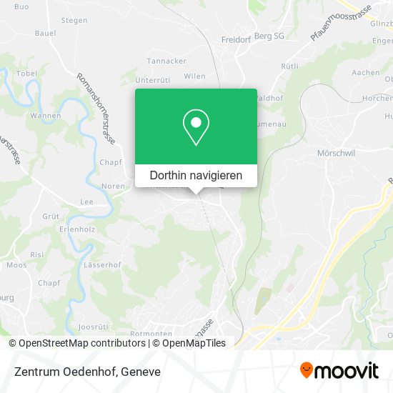 Zentrum Oedenhof Karte