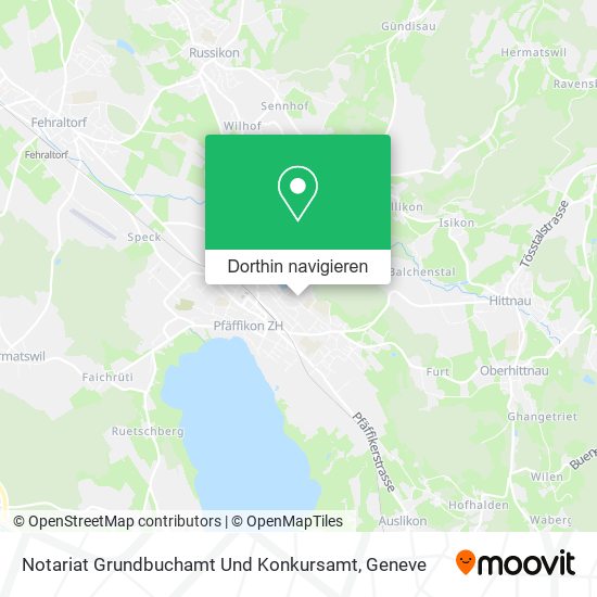 Notariat Grundbuchamt Und Konkursamt Karte