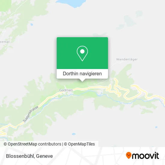 Blossenbühl Karte