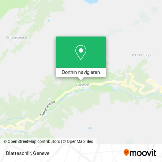 Blatteschiir Karte