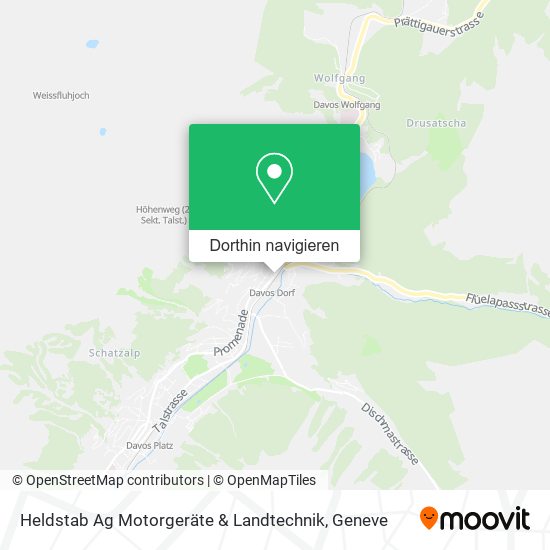 Heldstab Ag Motorgeräte & Landtechnik Karte