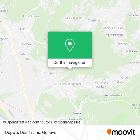 Dépôts Des Trains Karte