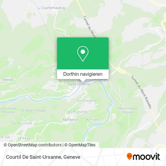 Courtil De Saint-Ursanne Karte