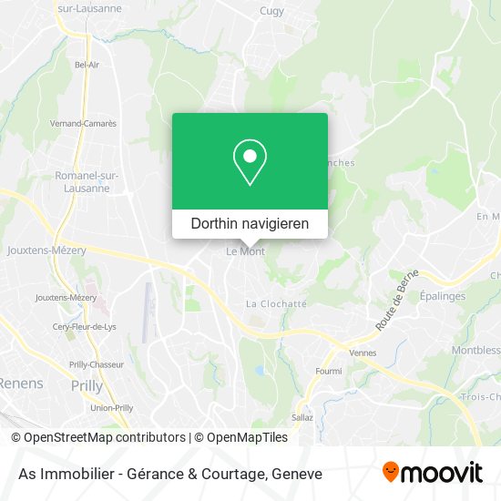 As Immobilier - Gérance & Courtage Karte