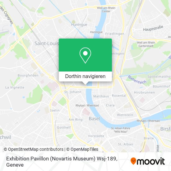 Exhibition Pavillon (Novartis Museum) Wsj-189 Karte