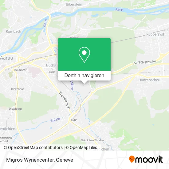 Migros Wynencenter Karte